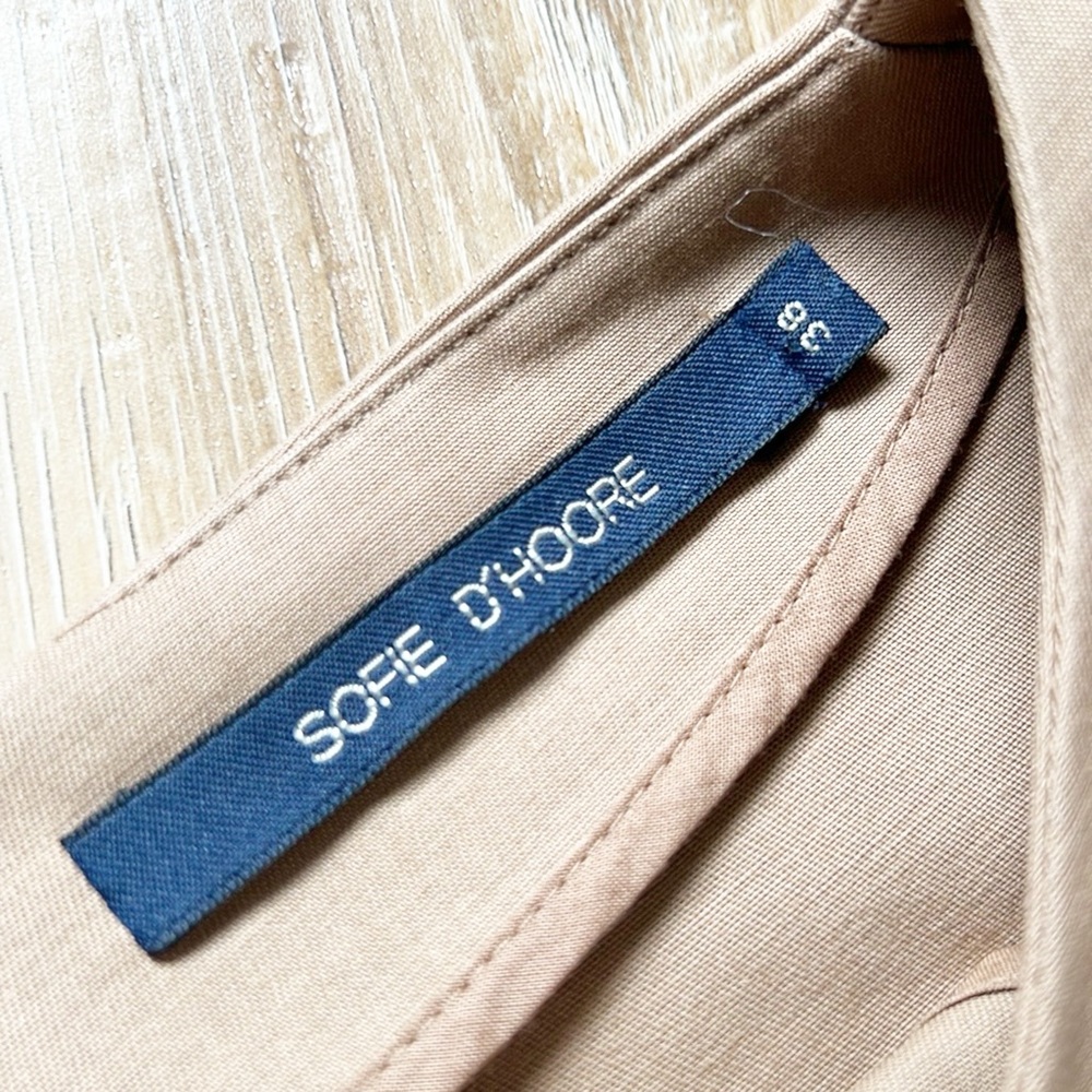 SOFIE D'HOORE Round-neck Cotton Midi Dress - Picture 7 of 16